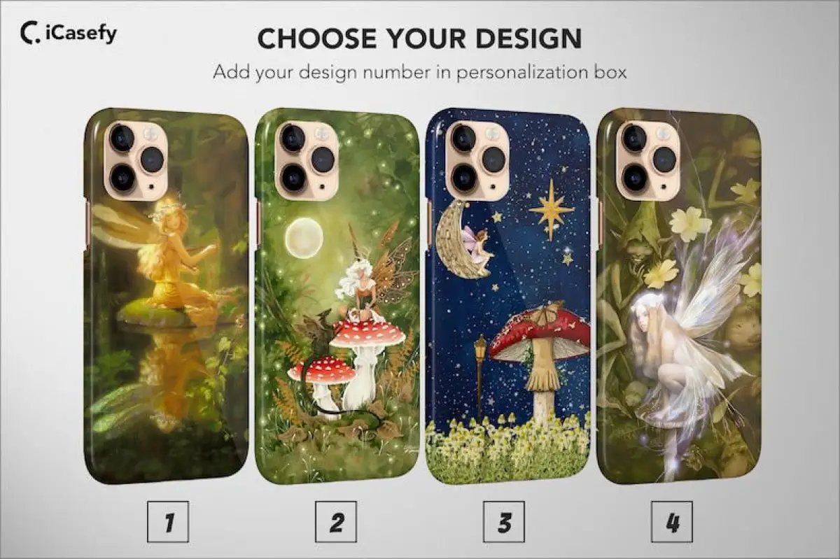iPhone 11 Pro Fairy Cottagecore Green Grunge Aesthetic Phone Case - Image 1
