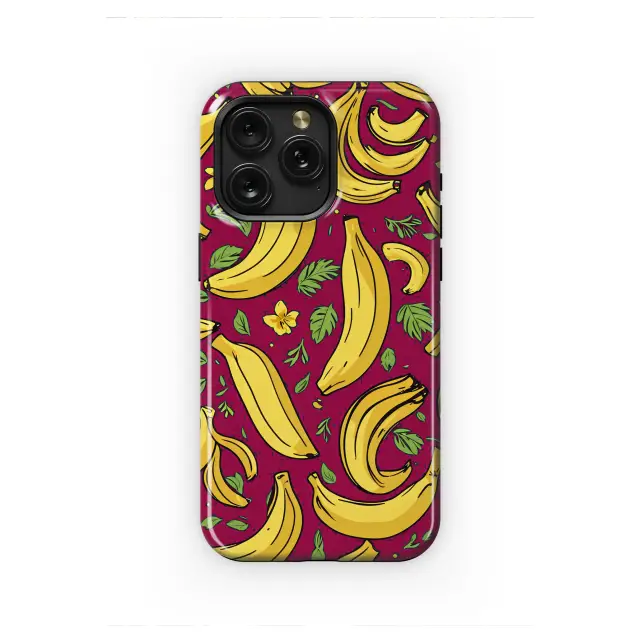 iPhone 12 Pro Playful Banana Tropicana Pop Art Phone Case