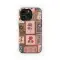 iPhone 13 mini Vintage Postage Floral Phone Case - Image 1