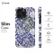 iPhone 14 Pro Max Blue Watercolor Floral William Phone Case - Image 6