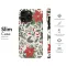 iPhone 15 Plus Christmas Vintage Pattern Ornaments Phone Case - Image 7