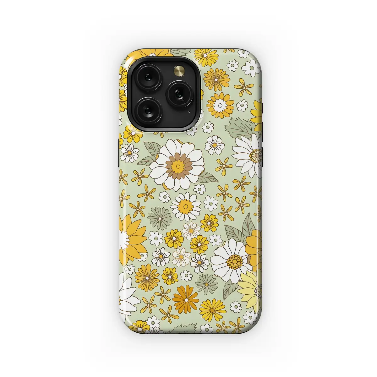iPhone 15 Pro Floral Vintage Boho Phone Case - Image 1