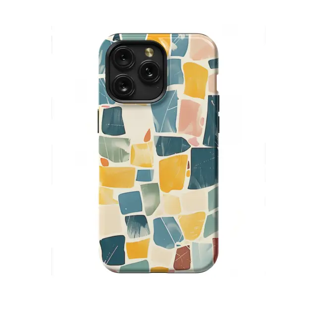 iPhone 16 Plus Intricate Mosaic Texture Phone Case