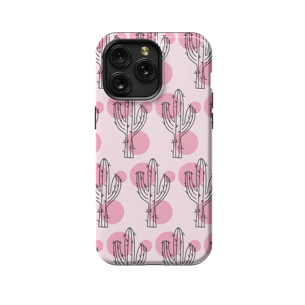 Adorable Aesthetic Cactus iPhone 16 Pro Max Phone Case - Image 1