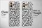 Animal Print Black White Cheetah Zebra Leopard iPhone 16 Pro Max Phone Case - Image 3