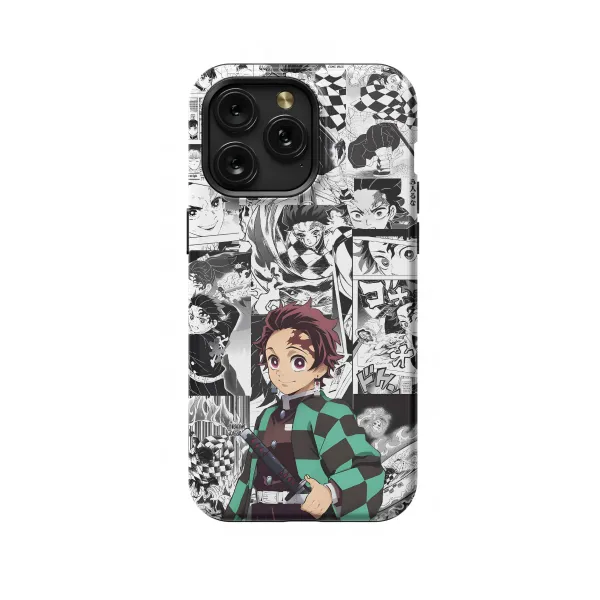 Anime Demon Slayer Kimetsu no Yaiba iPhone 16 Pro Max Phone Case - Image 1