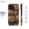 Autumn Halloween Spooky Engraved Head Pumpkin iPhone 16 Pro Max Phone Case - Image 6