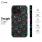Black Neon Faces iPhone 16 Pro Max Phone Case - Image 5