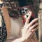 Black Wolf Floral iPhone 16 Pro Max Phone Case - Image 4