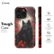 Black Wolf Floral iPhone 16 Pro Max Phone Case - Image 5