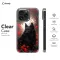 Black Wolf Floral iPhone 16 Pro Max Phone Case - Image 7
