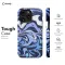 Blue Violet Wavy Marble iPhone 16 Pro Max Phone Case - Image 5
