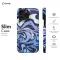 Blue Violet Wavy Marble iPhone 16 Pro Max Phone Case - Image 6