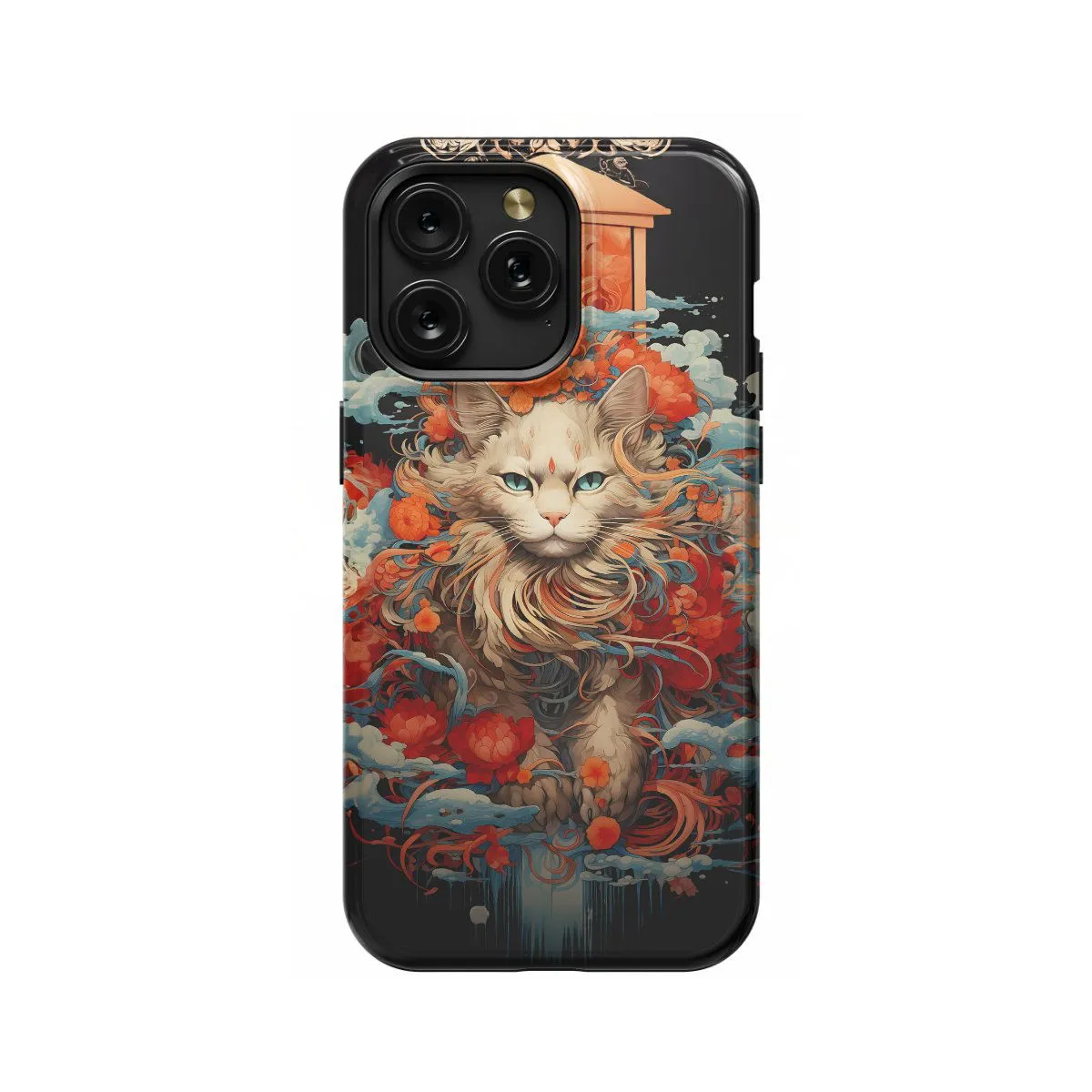 Cat Monarch iPhone 16 Pro Max Phone Case - Image 1