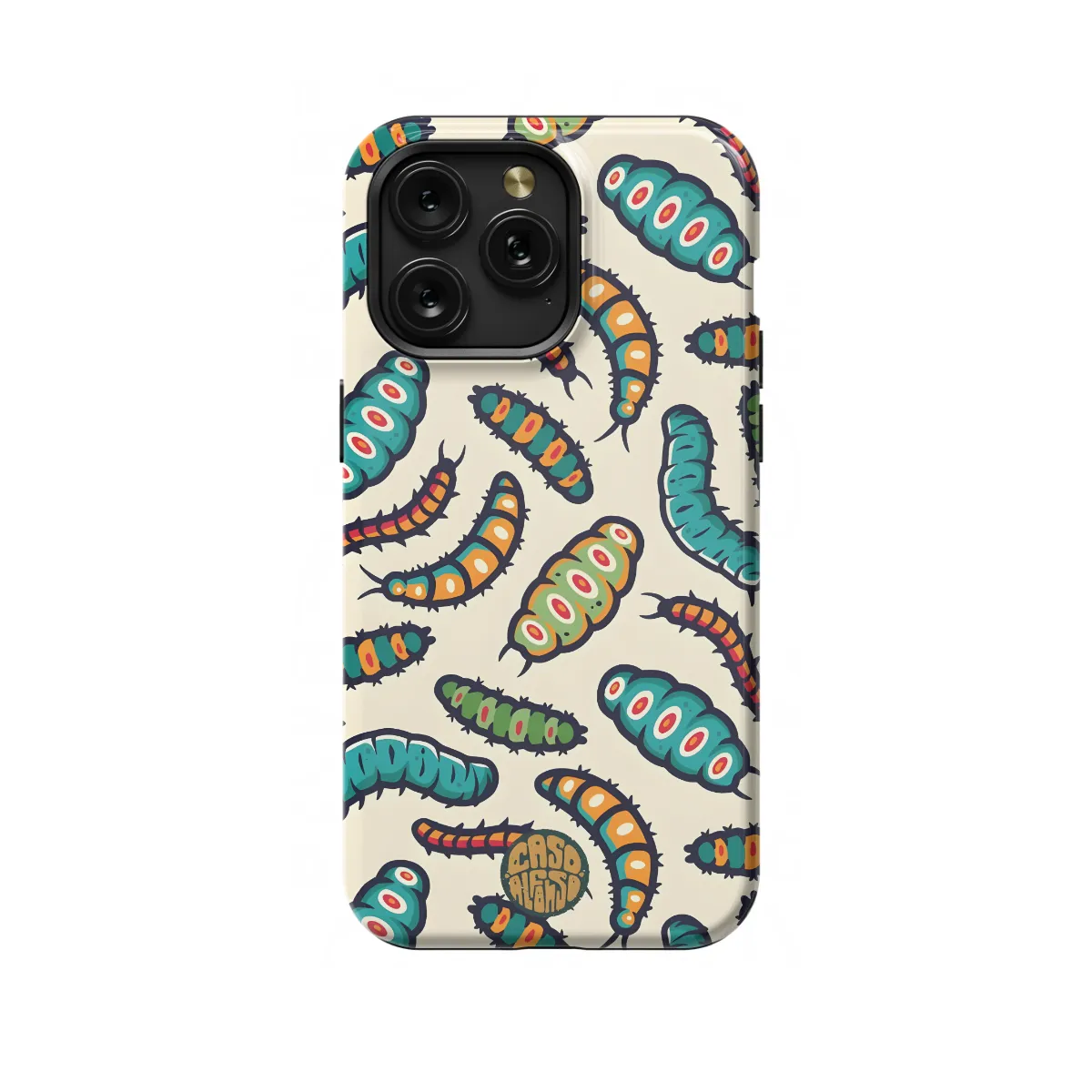 Caterpillar of Halloween Insect Worm Bug iPhone 16 Pro Max Phone Case - Image 1