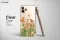 Clear Wildflower Bluet Cornflower Lavanda iPhone 16 Pro Max Phone Case - Image 3