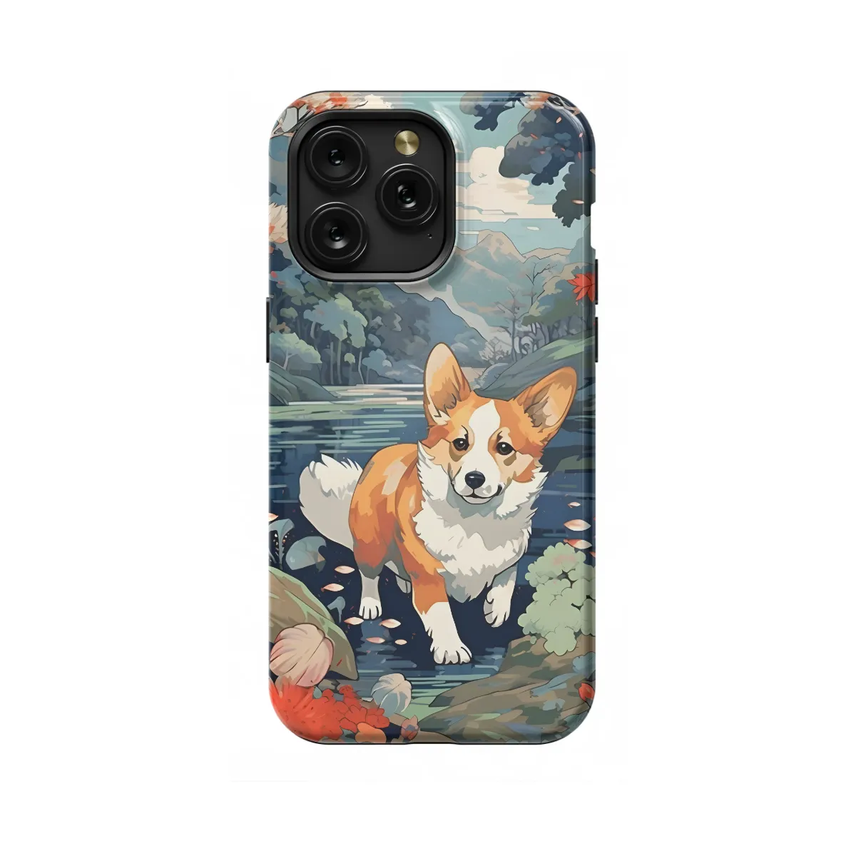 Corgi Dog iPhone 16 Pro Max Phone Case - Image 1