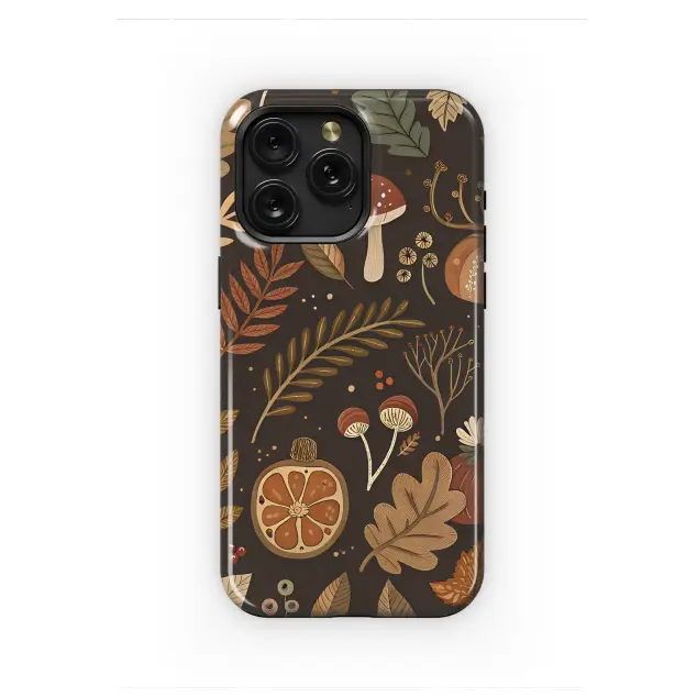 iPhone 16 Pro Max Cozy Autumn Woodland Treasures Phone Case