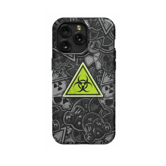 Dangerous Toxins - Protect Your or in Style iPhone 16 Pro Max Phone Case - Image 1