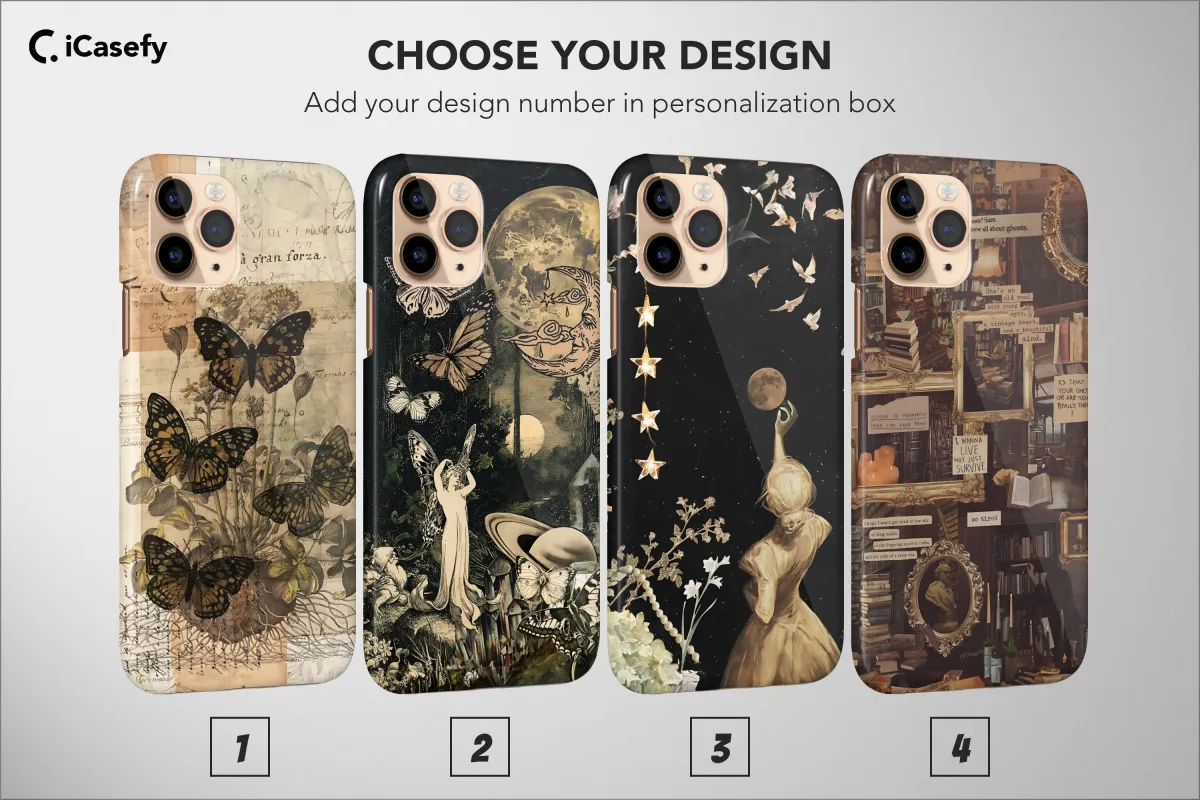 Dark Academia Fairycore Celestial iPhone 16 Pro Max Phone Case - Image 1