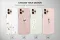 Floral Boho Minimalist Rose Simple Line Art iPhone 16 Pro Max Phone Case - Image 1