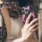 Girly Black Coquette Cherry Pink Bow Ribbons iPhone 16 Pro Max Phone Case - Image 4