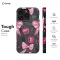 Girly Black Coquette Cherry Pink Bow Ribbons iPhone 16 Pro Max Phone Case - Image 5