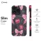 Girly Black Coquette Cherry Pink Bow Ribbons iPhone 16 Pro Max Phone Case - Image 6
