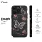 Golden Butterfly with Flowers iPhone 16 Pro Max Phone Case - Image 5