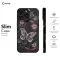 Golden Butterfly with Flowers iPhone 16 Pro Max Phone Case - Image 6