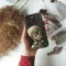 Goth Skeleton Smoking iPhone 16 Pro Max Phone Case - Image 2
