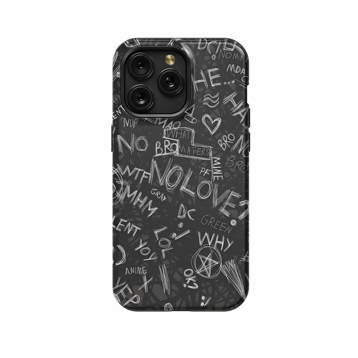 Gothic Quote iPhone 16 Pro Max Phone Case - Image 1