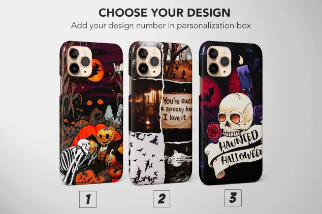 iPhone 16 Pro Max Halloween Quote Funny Aesthetic Phone Case