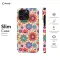 Hippie Flowers Colorful Groovy iPhone 16 Pro Max Phone Case - Image 6