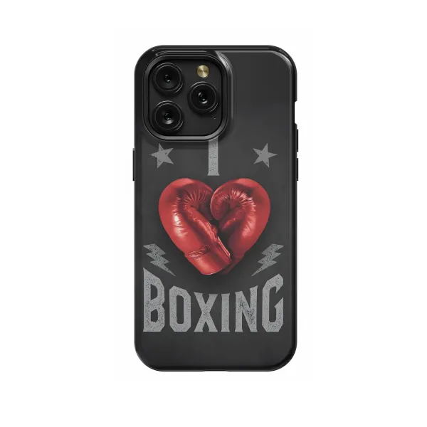 I Love Boxing iPhone 16 Pro Max Phone Case - Image 1