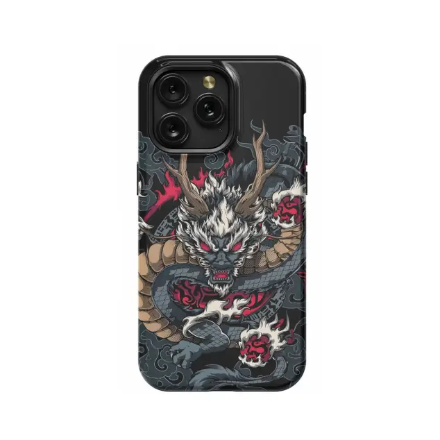 iPhone 16 Pro Max Japanese Dragon Iconic Phone Case