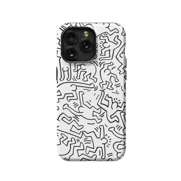 iPhone 16 Pro Max Keith Haring Art # Phone Case