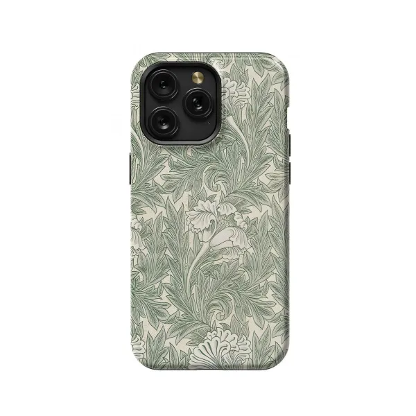 Marigold Pattern Tulip William iPhone 16 Pro Max Phone Case - Image 1