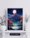 Night Court Print Velaris Acotar Feyre Rhysand Art Court of Thorns & Roses Inspired ACOTAR Digital Print Moon Lake City Mountain Stars Print iPhone 16 Pro Max Phone Case - Image 1