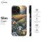 Painted Landscape Flower Meadow Mountain Forest Sky iPhone 16 Pro Max Phone Case - Image 6