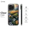 Painted Landscape Flower Meadow Mountain Forest Sky iPhone 16 Pro Max Phone Case - Image 7