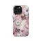 Pink Daisy Butterfly iPhone 16 Pro Max Phone Case - Image 1