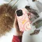 Pink Smiley iPhone 16 Pro Max Phone Case - Image 2
