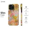 Retro Groovy Hippie Floral Rainbow Trippy # iPhone 16 Pro Max Phone Case - Image 6