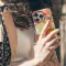 Retro Groovy Hippie Floral Rainbow Trippy # iPhone 16 Pro Max Phone Case - Image 4