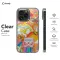 Retro Groovy Hippie Floral Rainbow Trippy # iPhone 16 Pro Max Phone Case - Image 7