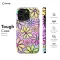 Retro Groovy Hippie Floral Rainbow Trippy iPhone 16 Pro Max Phone Case - Image 5
