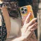 Retro Groovy Hippie Floral Rainbow Trippy iPhone 16 Pro Max Phone Case - Image 4