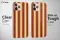 Retro Stripes Aesthetic Vintage Lines iPhone 16 Pro Max Phone Case - Image 5