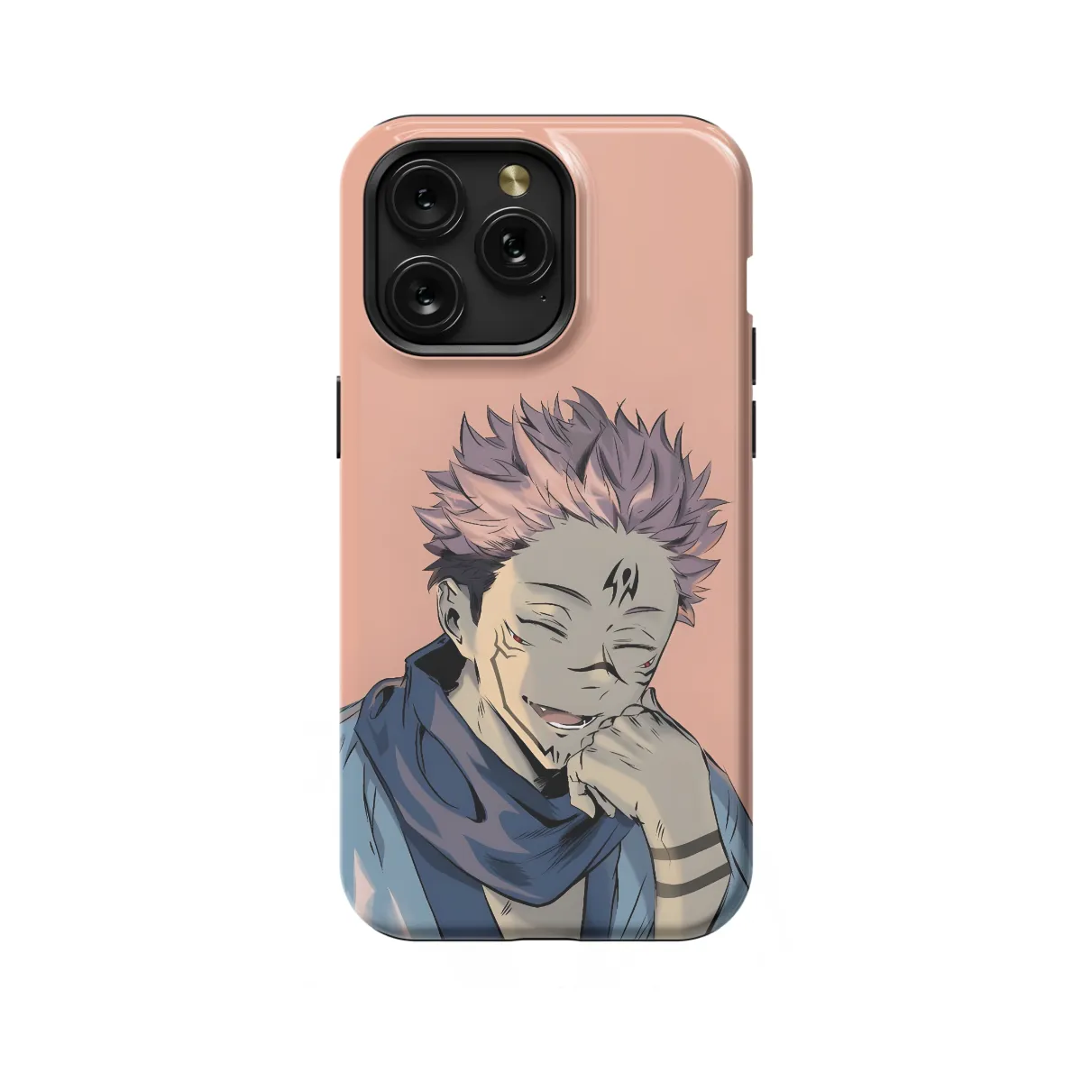 Ryomen Sukuna Anime iPhone 16 Pro Max Phone Case - Image 1